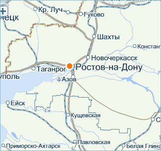 Карта Ростов-на-Дону