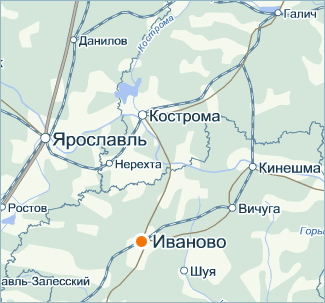 Карта Иваново
